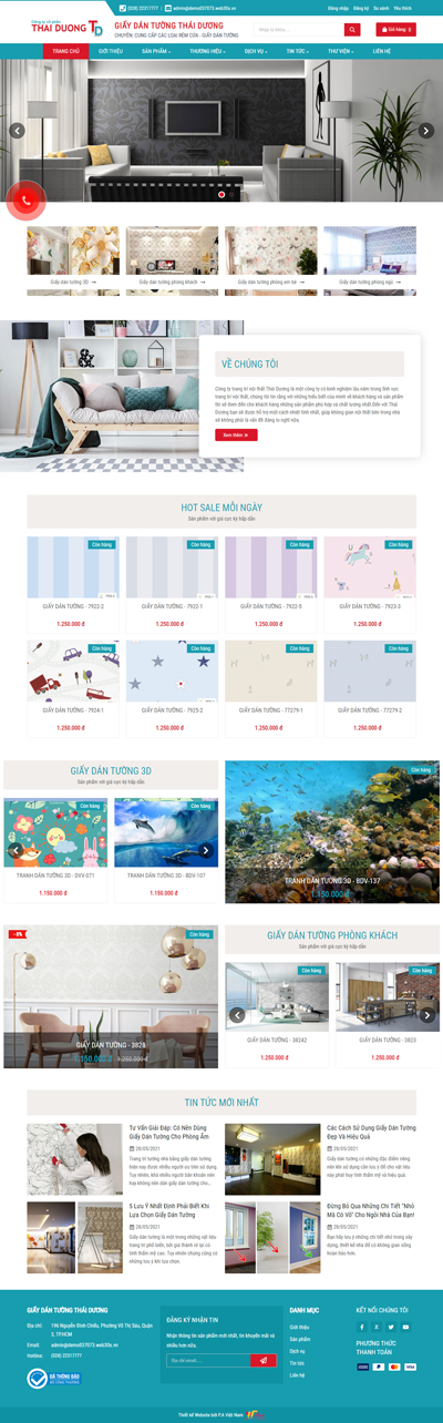 Giấy dán tường Thái Dương